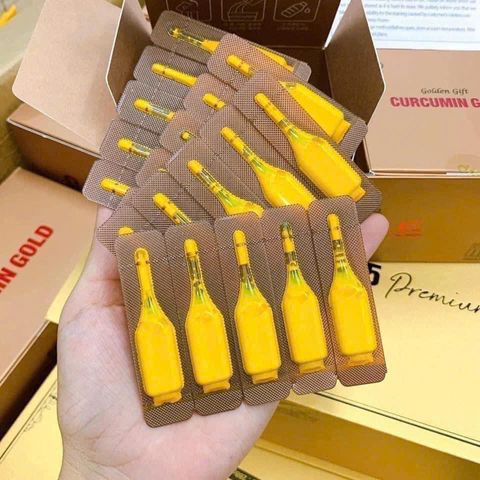 Tinh Chất Nghệ Nano Golden Gift Curcumin Gold Hàn Quốc - Hỗ Trợ Tiêu Hóa, Làm Đẹp Da, 100 Tép X 2 Gram 795773