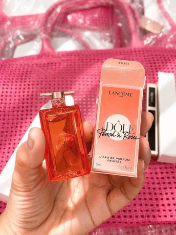 ✨ Nước hoa Lancome Idole Peach’n Roses EDP 5ml thơm lâu, giao hỏa tốc 2H