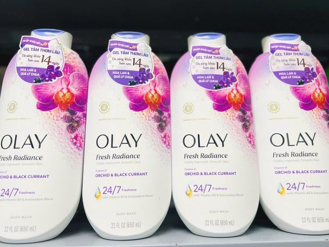 🌸 Sữa tắm Olay dưỡng da hương hoa lan & quả lý chua 650g - Giao nhanh, tiết kiệm thời gian