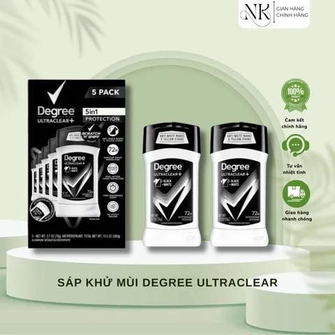 (HÀNG CHÍNH HÃNG MỸ)LĂN KHỬ MÙI DEGREE ULTRACLEAR 76G