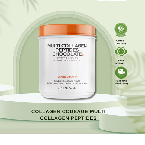 (HÀNG CHÍNH HÃNG MỸ) VIÊN UỐNG COLLAGEN CODEAGE MULTI COLLAGEN PEPTIDES 567G