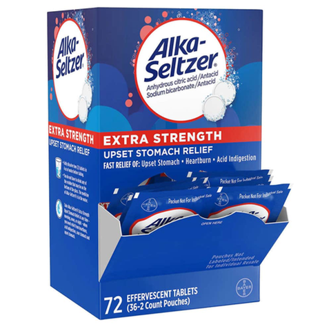  Viên sủi Alka-Seltzer Extra Strength Upset Stomach Relief 72 viên