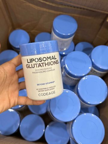 (HÀNG CHÍNH HÃNG MỸ ) VIÊN UỐNG TRẮNG DA  LIPOSOMAL GLUTAHION 1000MG AGE