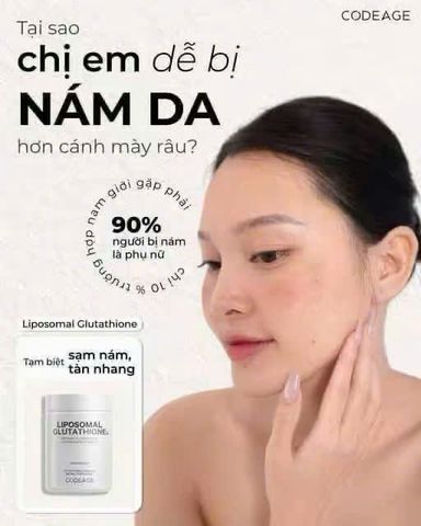 (HÀNG CHÍNH HÃNG MỸ ) VIÊN UỐNG TRẮNG DA  LIPOSOMAL GLUTAHION 1000MG AGE