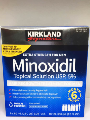  Dung dịch hỗ trợ mọc tóc Kirkland Minoxidil 5% dành cho nam giới