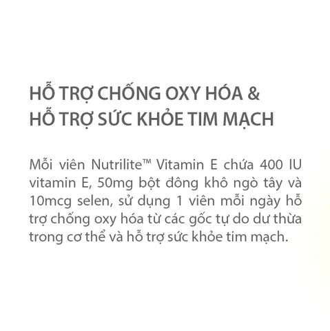 TP BVSK nutrilite™ vitamin E​ 795892