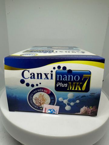 Viên uống Canxi Nano Plus MK7 (Chai 30 viên) Hỗ trợ phát triển xương và chiều cao cho trẻ em và giảm nguy cơ loãng xương