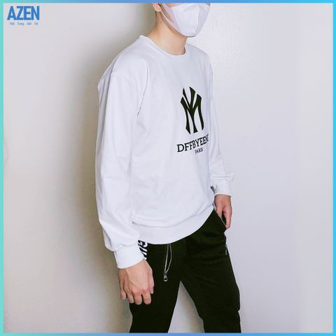 [Siêu Rẻ] Áo sweater nỉ bông in logo New YORK form unisex nam nữ