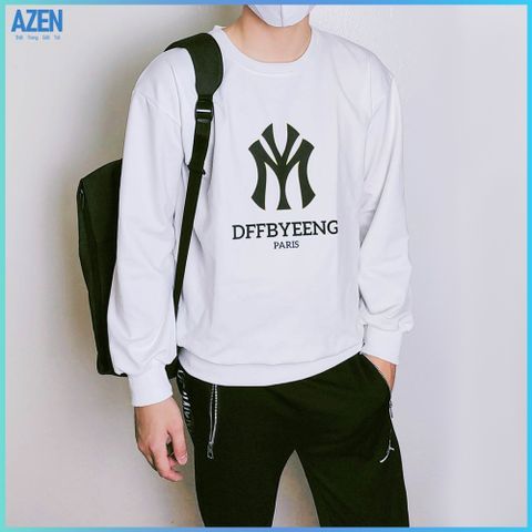 [Siêu Rẻ] Áo sweater nỉ bông in logo New YORK form unisex nam nữ
