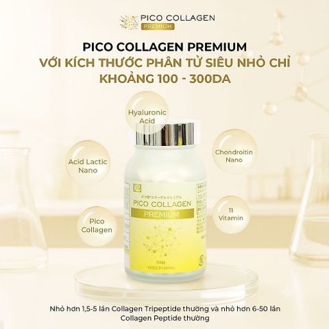 PICO COLLAGEN PREMIUM 150 Viên Nhật Bản – Bổ Sung Collagen, Hỗ Trợ Làm Đẹp Da, Duy Trì Độ Đàn Hồi