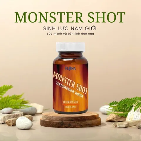 MONSTER SHOT TPBVSK Nam Giới Nhật Bản 150 Viên – Bổ Sung Maca Hàu Biển Kẽm
