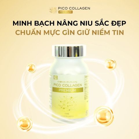 PICO COLLAGEN PREMIUM 150 Viên Nhật Bản – Bổ Sung Collagen, Hỗ Trợ Làm Đẹp Da, Duy Trì Độ Đàn Hồi