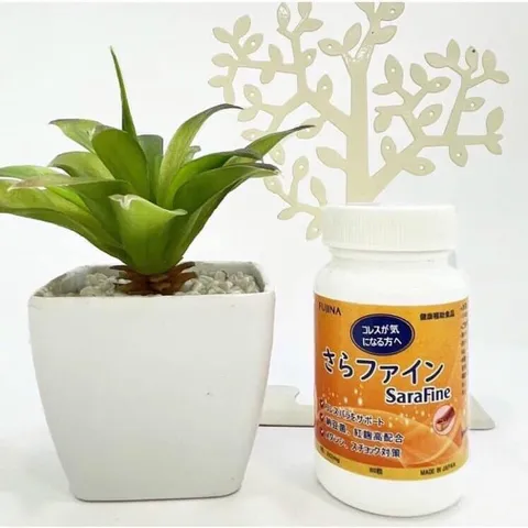 SARAFINE – Viên uống hỗ trợ kiểm soát mỡ máu, duy trì cholesterol ổn định (Nhật Bản – Hộp 80 viên)
