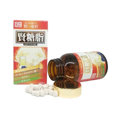 Combo 2 Hộp Kentoushi 180 Viên Nhật Bản – Hỗ Trợ Giảm Cân, Giảm Mỡ Máu