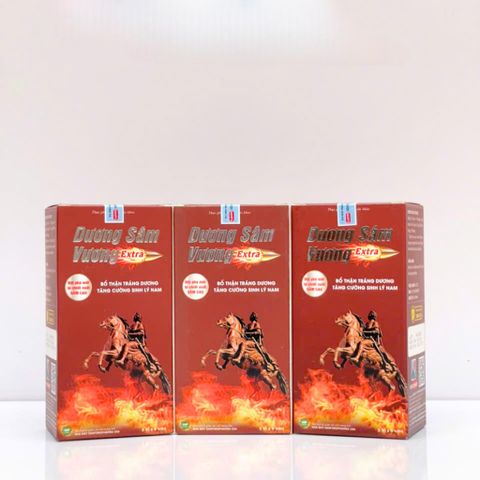 Dương Sâm Vương Extra New, hỗ trợ bổ thận td, tăng cường sức khoẻ, 5 vỉ x 6 viên