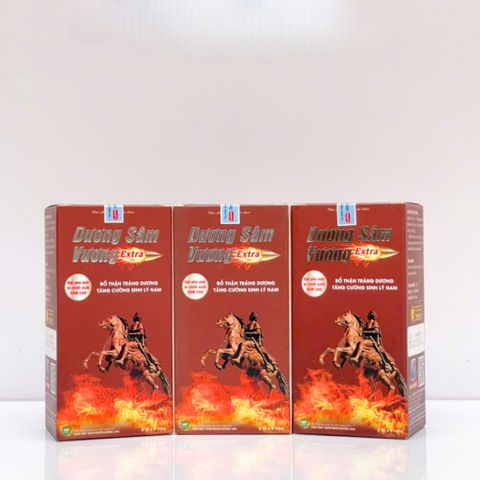 Dương Sâm Vương Extra New, hỗ trợ bổ thận td, tăng cường sức khoẻ, 5 vỉ x 6 viên