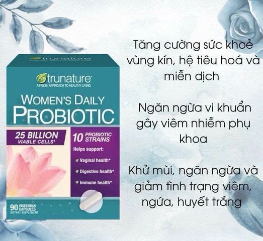 (HÀNG CHÍNH HÃNG MỸ) MEN VI SINH CHO PHỤ NỮ  WOMEN’S DAILY ROBIOTIC