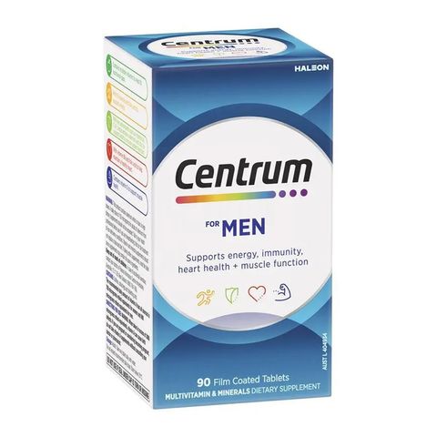 Centrum For Men - Bổ sung đa vitamin và khoáng chất đáp ứng nhu cầu dinh dưỡng thể hiện bản lĩnh của nam giới