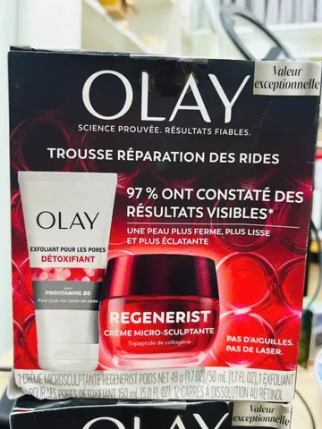 ✨ Bộ Olay Regenerist Sữa rửa mặt & Kem dưỡng chống lão hóa chính hãng cao cấp
