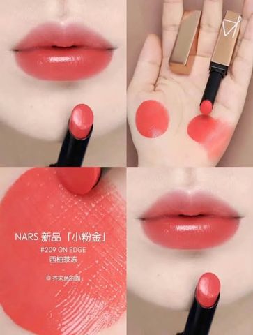 ? Son Nars Afterglow Sensual Shine Lipstick #On Edge Chính Hãng, Dưỡng Môi Căng Mọng Cao Cấp