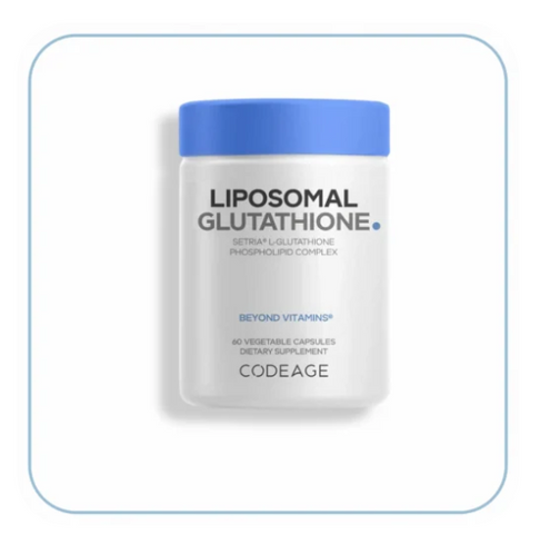 Viên uống hỗ trợ dưỡng sáng da cải thiện nám CodeAge Liposomal Glutathione 500mg 60 viên Mỹ - MẸ SÓC