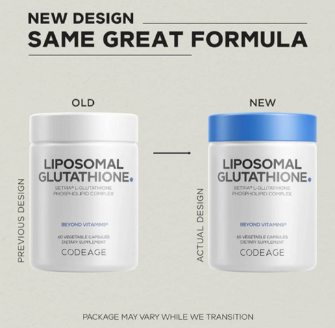 Viên uống hỗ trợ dưỡng sáng da cải thiện nám CodeAge Liposomal Glutathione 500mg 60 viên Mỹ - MẸ SÓC