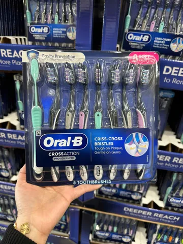 (HÀNG CHÍNH HÃNG MỸ) SET 8 CÁI BÀN CHẢI ORAL- B 3D WHITE