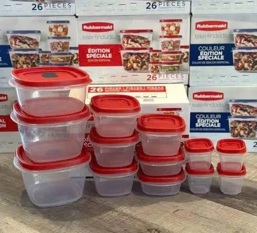 (HÀNG CHÍNH HÃNG MỸ) SET RUBBERMAID 26 MÓN - 13 HỘP