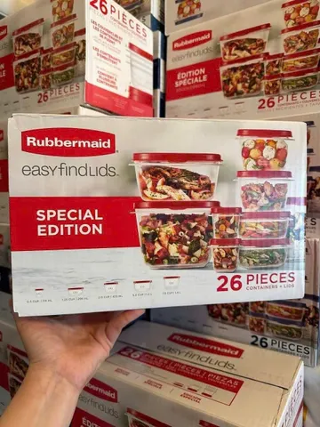 (HÀNG CHÍNH HÃNG MỸ) SET RUBBERMAID 26 MÓN - 13 HỘP