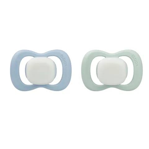 Set 2 ti giả cho bé trên 6 tháng B.Box Soother Latex Glow 6M+ Dummies