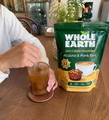 (HÀNG CHÍNH HÃNG MỸ) ĐƯỜNG ĂN KIÊNG WHOLE EARTH ALLULOSE & MONK FRUIT 794G