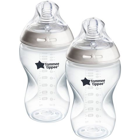2 Bình sữa PP cho bé 3m+ Tommee Tippee Baby Bottles, Natural Start Anti-Colic with Medium Flow 340ml