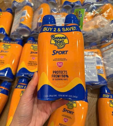 (HÀNG CHÍNH HÃNG MỸ) XỊT CHỐNG NẮNG BANANA BOAT SPORT ULTRA SPF 50+