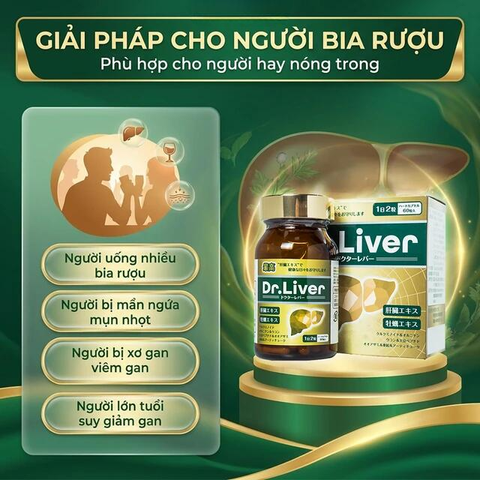 Viên uống bổ gan tăng cường giải độc gan Dr. Liver Jpanwell (60 viên)