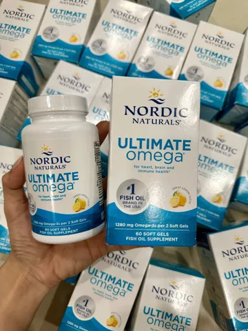 (HÀNG CHÍNH HÃNG MỸ) DẦU CÁ NORDIC NORDIC NATURALS ULTIMATE OMEGA 1280mg