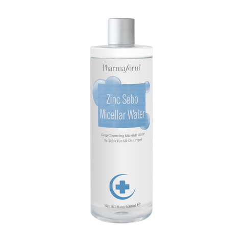 Nước Tẩy Trang Làm Sạch Sâu 400ml Pharmaform Zinc Sebo Micellar Warter 