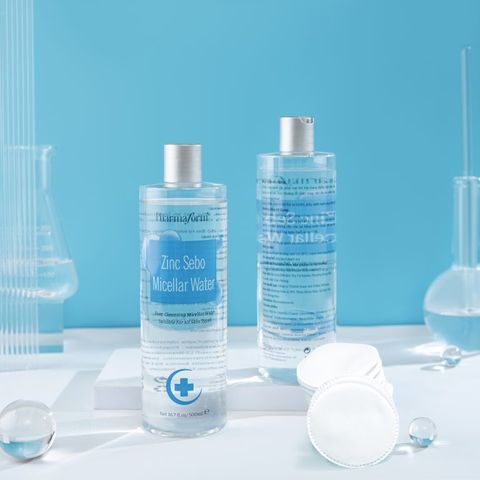 Nước Tẩy Trang Làm Sạch Sâu 400ml Pharmaform Zinc Sebo Micellar Warter 