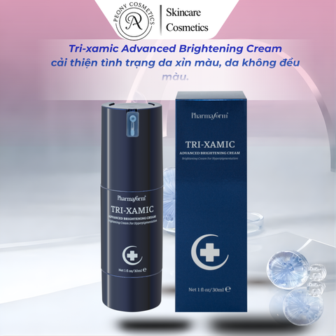 Pharmaform Tri-xamic Cream giúp làn da trông mịn màng, sáng khoẻ hơn, cải thiện tình trạng mụn trứng cá 30ml