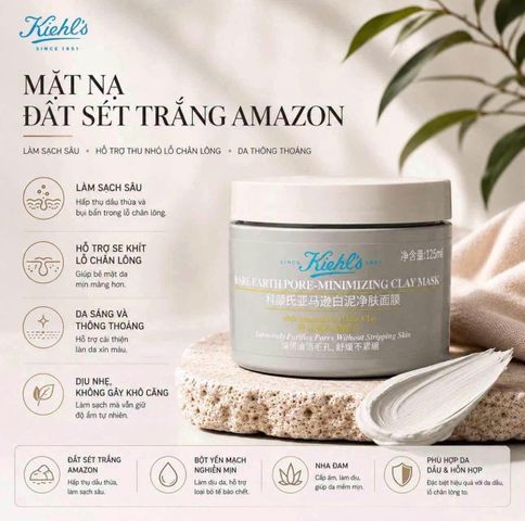 Mặt nạ đất sét kiehl's 50ml