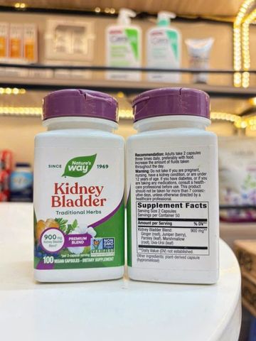 🌿 Nature's Way Kidney Bladder bổ thận, bàng quang (100 viên) - Giao nhanh 2h, tiết kiệm thời gian