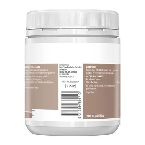 Healthy Care Shark - Bổ sung sức khỏe xương khớp tái tạo sụn và bảo vệ thị lực