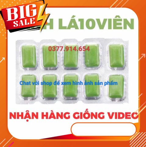 2 hộp kẹo xanh lá cây 10 viên/1 hộp( chɑt với shop để xem hình ảnh sản phẩm)