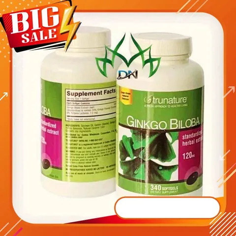 Viên Uống Bổ Não Ginkgo biloba 300 Viên Của Mỹ - Tăng Cường Tuần Hoàn Não, Hỗ Trợ Trí Nhớ