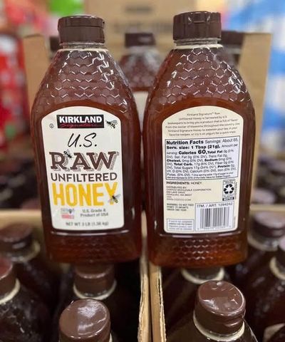 Mật ong hữu cơ raw Kirkland 1.36kg