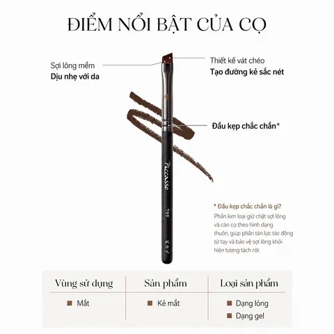 CỌ KẺ MẮT PICCASSO 799 EDGE EYELINER