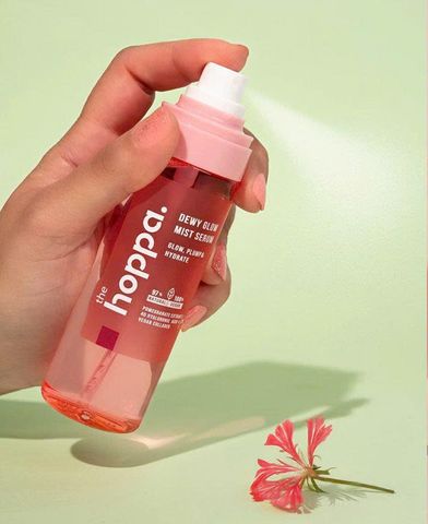 Xịt dưỡng ẩm, sáng da, căng bóng Hoppa Dewy Glow Mist Serum (100ml)