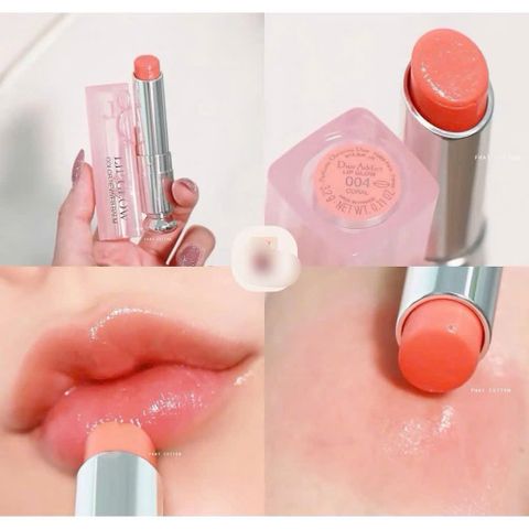 Son Dưỡng Dior Addict Lip Glow Màu 004 Coral - Son Dưỡng Cao Cấp, Tăng Cường Độ Ẩm và Tự Nhiên cho Môi 796721