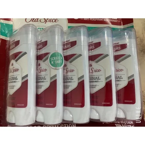Combo 5 Sáp lăn buồm old spice original chai 85g (màu trắng) 796798