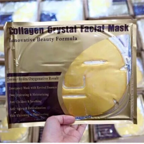 DEAL 14/06 MẶT NẠ MẶT COLLAGEN CRYSTAL FACIAL MASK - LÀM TRẮNG, TÁI TẠO , GIÚP GIẢM THÂM HIỆU QUẢ VÀ NGĂN NGỪA LÃO HOÁ 796847