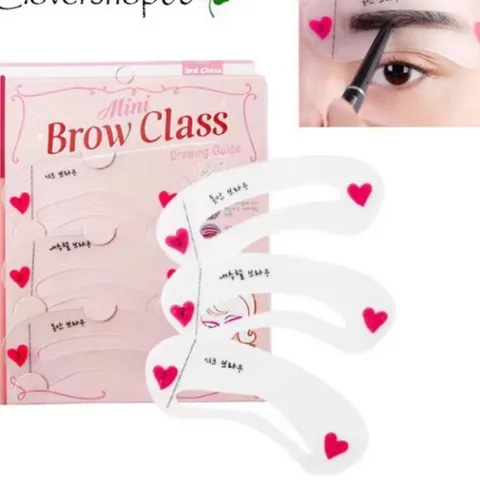 HOT Khuôn kẻ chân mày tiện tích Mini Brow Class bộ 3 kiểu 796862